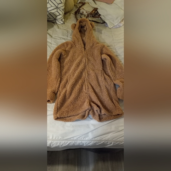 Fashion Nova Other - Fashion Nova Teddy Bear Romper Size 1X